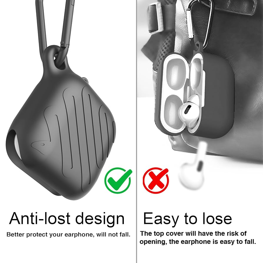 Amazon.com: Waterproof Case for AirPods 4 Case 2024 (Black